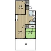 シャトル緑ヶ丘Iの間取り画像