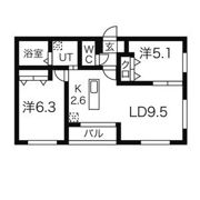 α・n麻生(アルファ・ノース麻生)の間取り画像