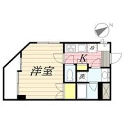 フラットK山木の間取り画像