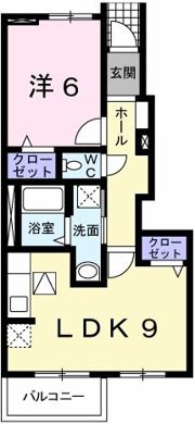 ネオ・ハーモニー太田Aの間取り画像