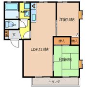 ベルハウスA棟の間取り画像