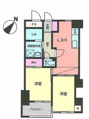 丸正鹿沼台マンションの間取り画像