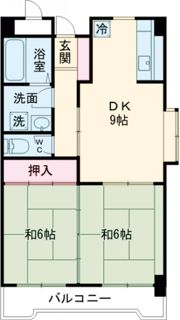 シャレード藤嶋の間取り画像