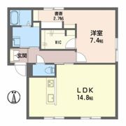 フレグランス清水A棟の間取り画像