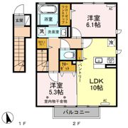 ヴァイアBの間取り画像