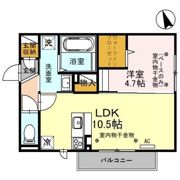 キューブ倉光の間取り画像