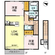 Dーroom東町の間取り画像