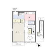 クレール ユニヴェールの間取り画像