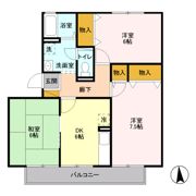 ハイカムール・アイの間取り画像