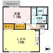 コーポコスモスの間取り画像