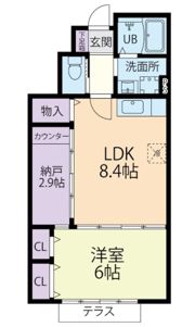 メゾンサニーフラットの間取り画像