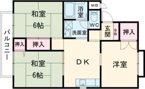 チェリーヒルズの間取り画像