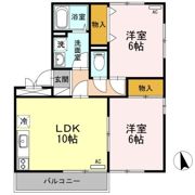 ロイヤルガーデン Bの間取り画像