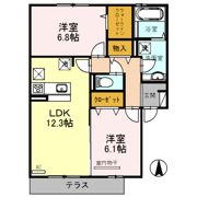 Eterna A棟の間取り画像