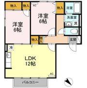 プリムローズⅢ A棟の間取り画像