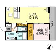 ラフィネ大門の間取り画像