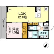 ラフィネ大門の間取り画像