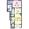 クラール東村 Dの間取り画像