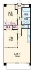 ブランシェ新伊丹の間取り画像