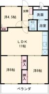 三向ハイツNo.5の間取り画像