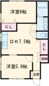 グリーンハイツ15号棟の間取り画像