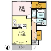 グランテラス 2の間取り画像