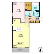 シエルブルーの間取り画像
