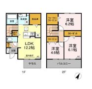 サンアラタの間取り画像