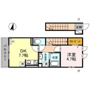 ルミエール三田の間取り画像