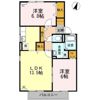 ハイカムール泉都町 A棟の間取り画像