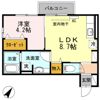 セジュール合川南 A棟の間取り画像