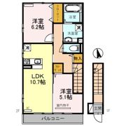 room Mの間取り画像