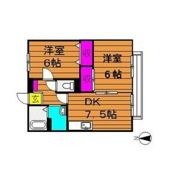 サンライフ玉島 Aの間取り画像