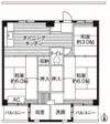 ビレッジハウス小比企6号棟の間取り画像