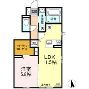 アリエッタ Bの間取り画像