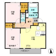 オアシスタナカの間取り画像