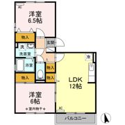 エスポワール笹本 Aの間取り画像
