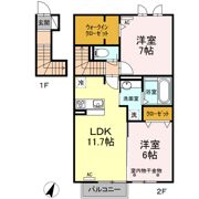 エムズ ウーノの間取り画像