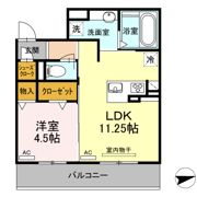 D-room 十王の間取り画像