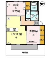 ディアス八重 D棟の間取り画像