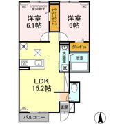 パーク倉敷 B棟の間取り画像