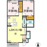 パーク倉敷 B棟の間取り画像