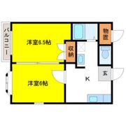 センチュリーハウス津志田Aの間取り画像