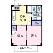 ファミリーハイツⅢの間取り画像