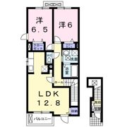 メゾン ド プロバンス Bの間取り画像