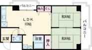 リバーサホ萬の間取り画像
