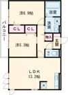 D－roomミッドリバーの間取り画像