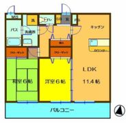 フロラシオンの間取り画像
