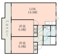 グローリーマンションの間取り画像