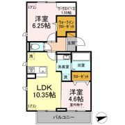 D-roomちはら台Dの間取り画像